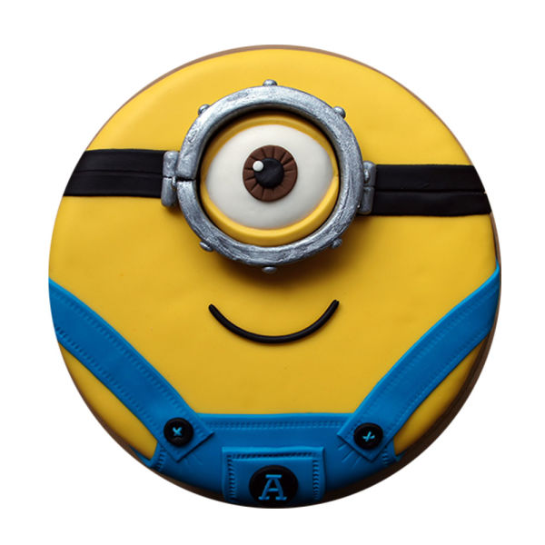  Minion One eyed Fondant cake