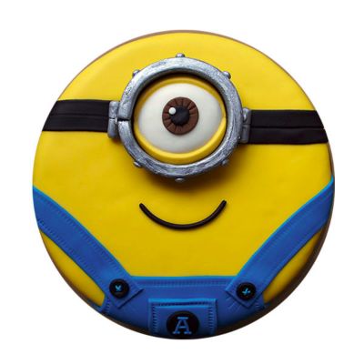 Minion One eyed Fondant cake