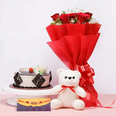 Blooming Sweet Rakhi Hamper