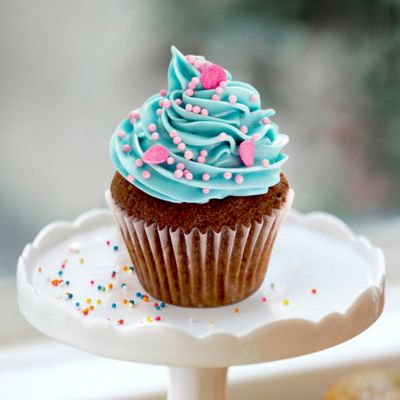 Icy choco Vanilla Cupcake