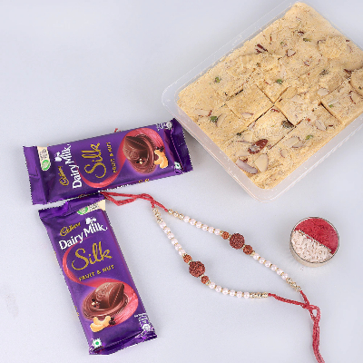 Set Of 2 Rusraksh Rakhi Combo