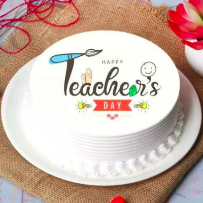 Tempting Teachers Day Cake