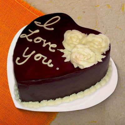 Heartfelt Chocolate cake