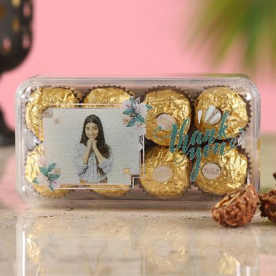 Thank You Personalised Ferrero Rocher Box