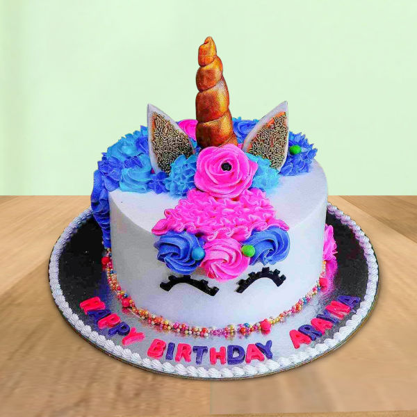  Unicorn Bday Blessing Cake