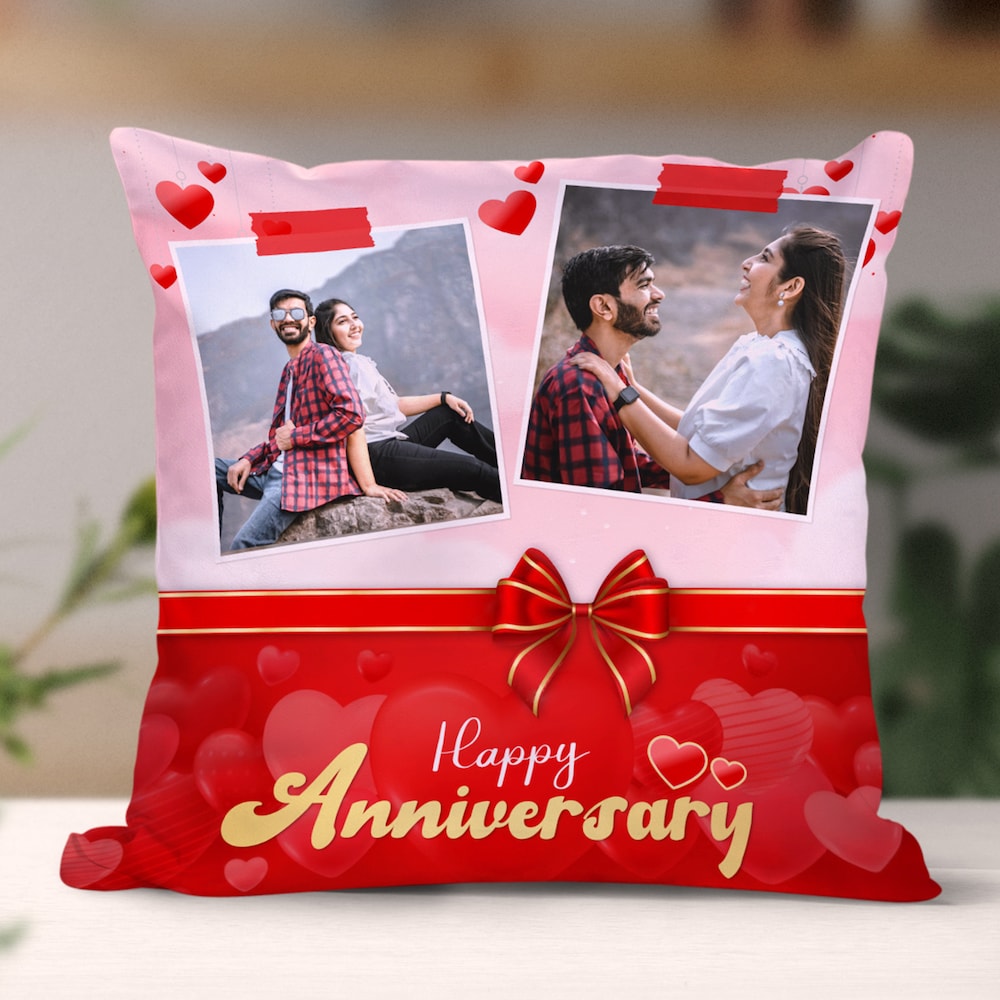  Personalised Forever Love Anniversary Cushion