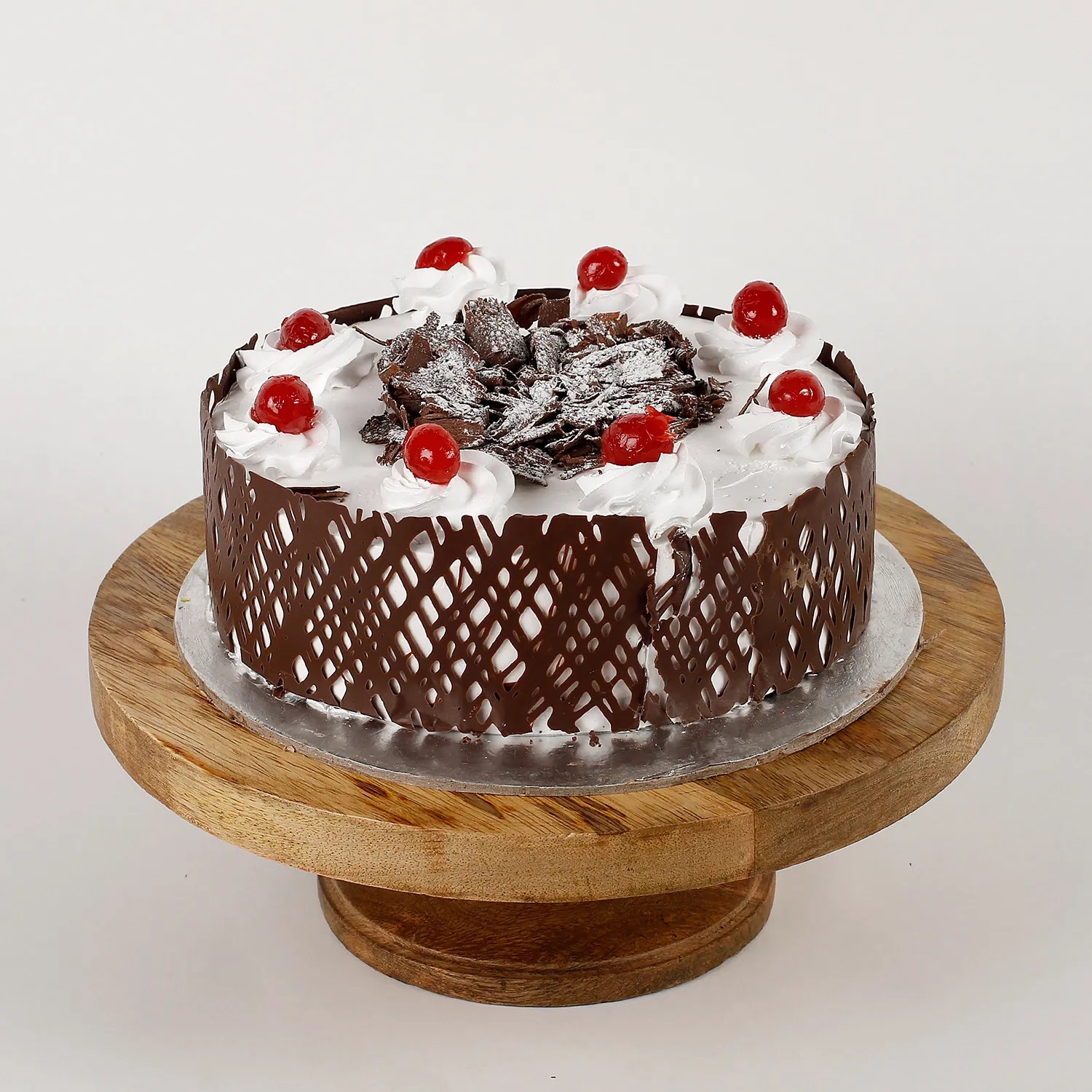  Black Forest Cherries Cream Cake