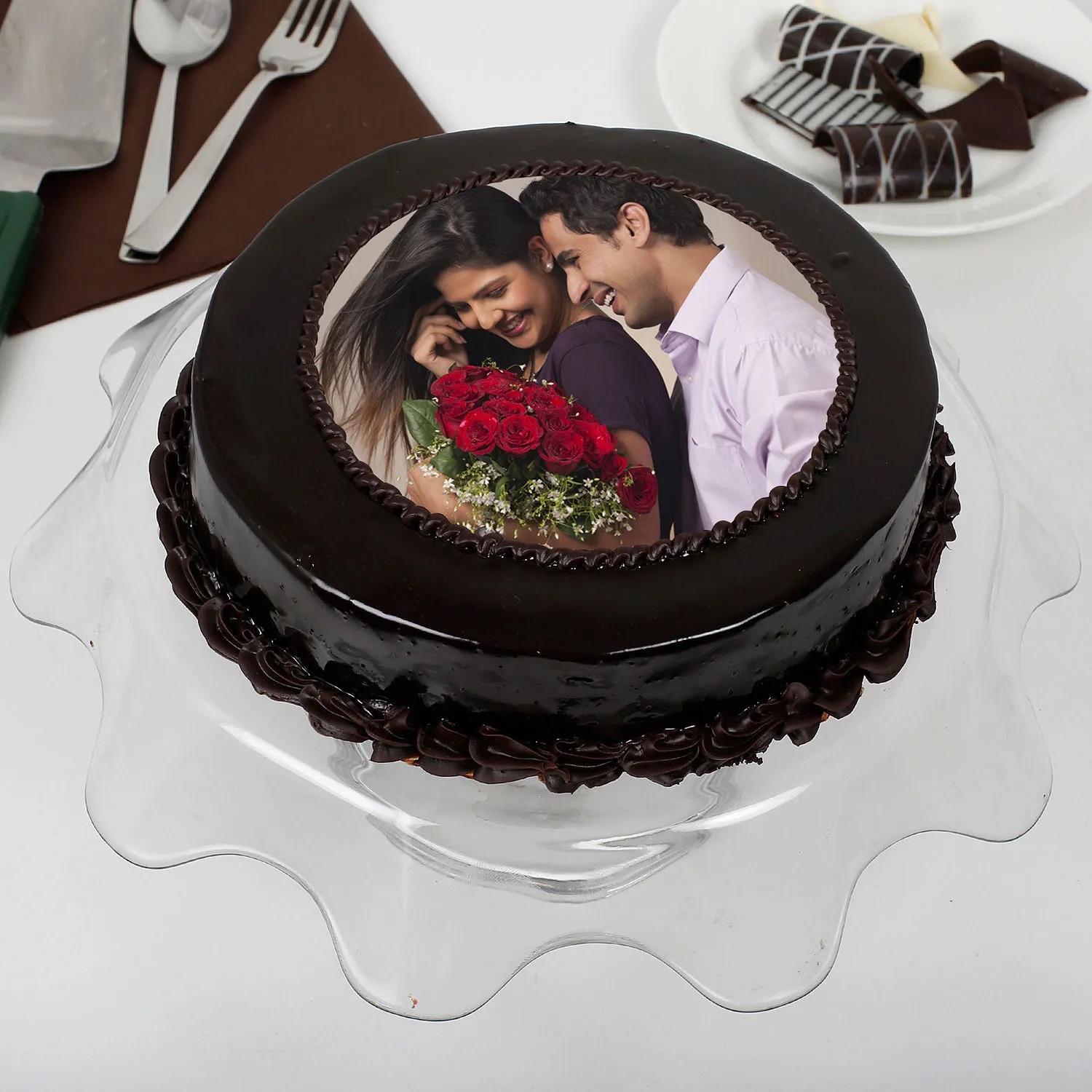  Chocolate Fantasy Photo Cake